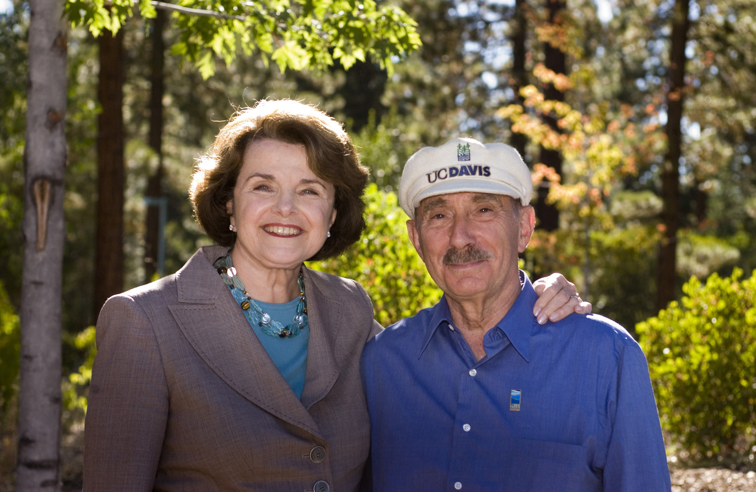 Charles Goldman and Diane Feinstein