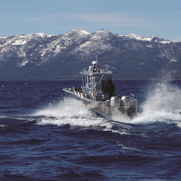 TERC research vessel on the move