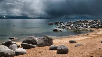Storm over Lake Tahoe