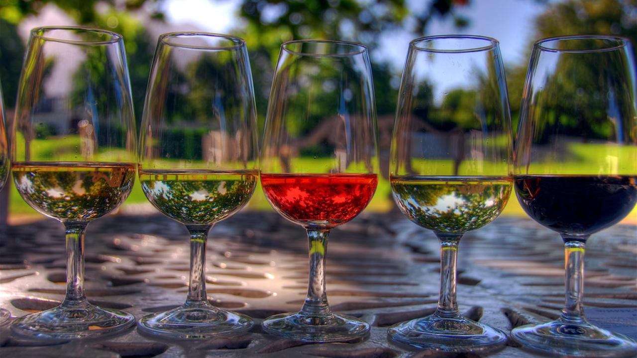 wine glasses