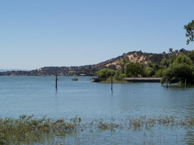 Clear Lake California from a Public Beach POV