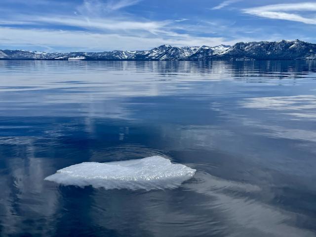 Blue hues of Lake Tahoe