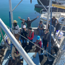 participants on the research vessel for the TERC summer sessions