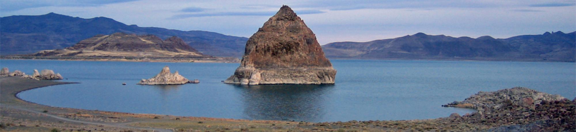 Pyramid Lake in Nevada